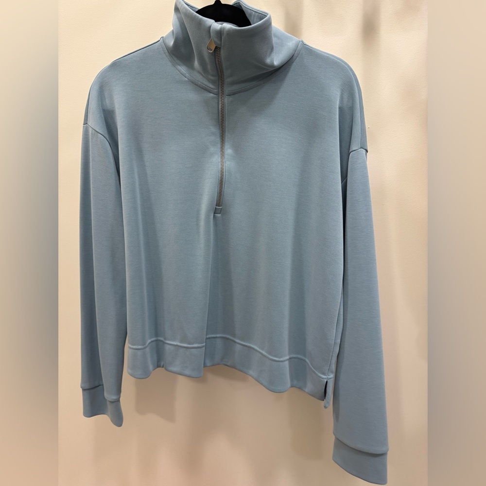 Athleta Blue High-Neck Women's Sweater